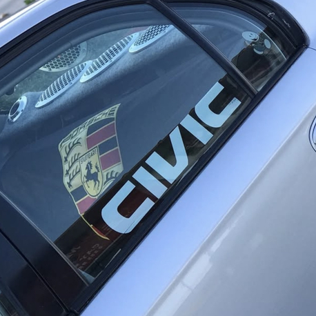 Civic yan cam yapıştırma 1 ad