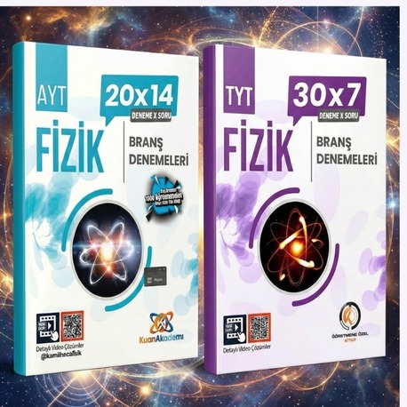 Fizik Net Artıran Deneme Seti: TYT (30x7) + AYT (20x14)