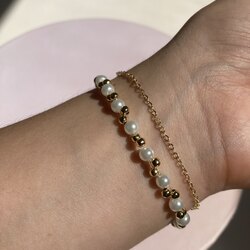 Pearl n Chain Bileklik