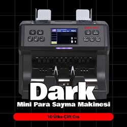 Dark Mini 10 Ülke Çift Cıs Para Sayma Makinesi