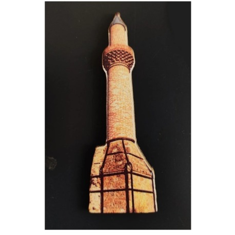 Buzdolabı Magneti Kayı Pazarı Kırık Minaresi 10x4cm