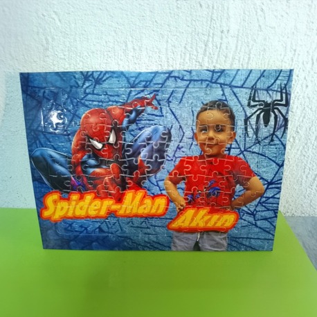Kişiye Özel Fotoğraf Baskılı Süblimasyon Dikdörtgen Puzzle A4 - 99 Parça