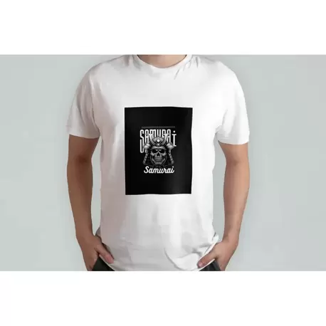 Black White Frasurbane Samurai T-Shirt 2