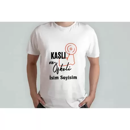Kaslı ve Öfkeli T-Shirt İsimli