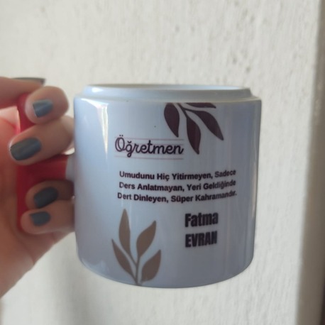 kişiye özel öğretmenler günü kupa hediye adet 1 