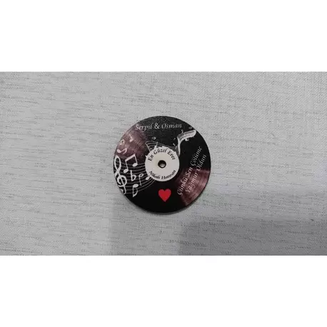 6 Cm Plak Desenli Magnet Söz Nişan Nikah Düğün 25 Adet