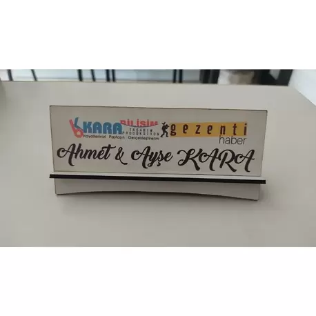 Ahşap Lazer Kesim Ve Süblimasyon İsimlik