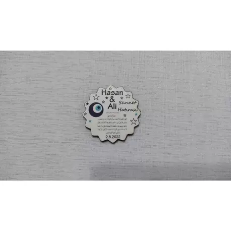 6 Cm Sünnet Düğünü Magnet Söz Nişan Nikah Düğün 25 Adet