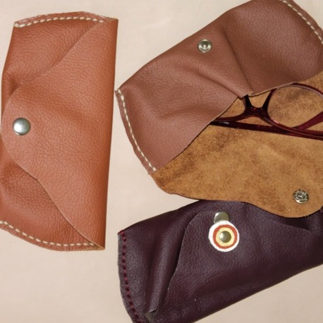 Tavay Hakiki Deri El Yapımı Gözlük Kılıfı – Butik Tasarım