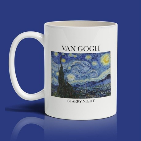 vincent van gogh baskılı kupa bardak