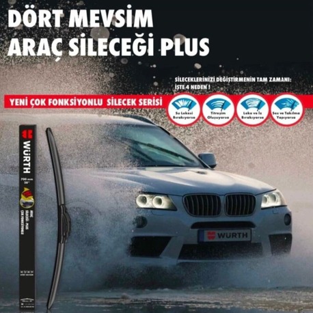 WÜRTH DÖRT MEVSİM ÖN CAM SİLECEĞİ 650 MM