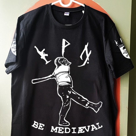 Peste Noire - Be Medieval -  Siyah Tshirt (Arka, Kol baskı opsiyonel) (Black Metal)