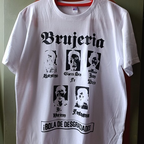 Brujeria- Band Photo Beyaz - Tshirt ( Death / Groove Metal / Grindcore )
