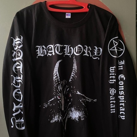 Bathory - Bathory  - Uzun Kollu - Tshirt (Arka baskı opsiyonel) (Black Metal)