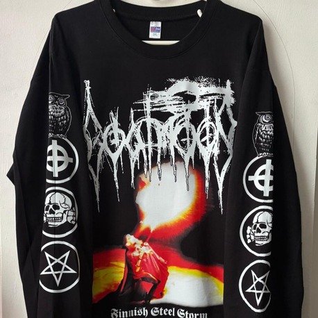 Goatmoon - Finnish Steel Storm - Uzun Kollu Tshirt (Arka baskı ops.) (Black Metal, NSBM)