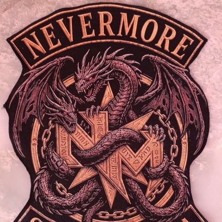 Nevermore - BackPatch (30cm) (Groove, Progressive Metal)