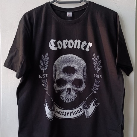 Coroner - Switzerland - Tshirt (Arka baskı opsiyonel) ( Technical Thrash Metal)