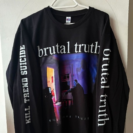 Brutal Truth - Kill Trend Suicide - Uzun Kollu Tshirt (Arka baskı opsiyonel) (Death Metal, Grind)