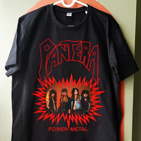 Pantera - Power Metal - Tshirt (Arka baskı opsiyonel) (Groove Metal)