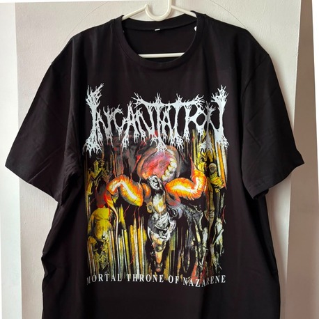 Incantation - Mortal Throne Of Nazarene - Tshirt (Arka baskı opsiyonel) (Death Metal)