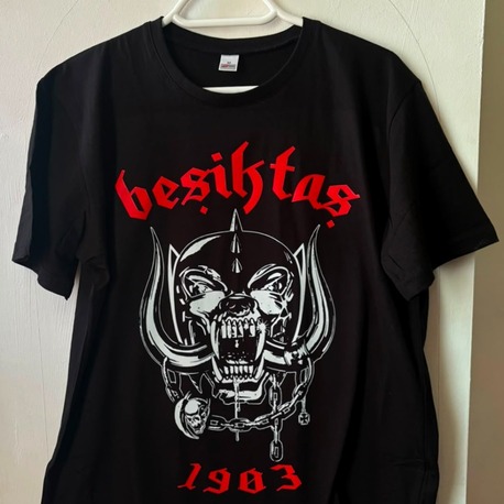 Beşiktaş / Motörhead - Tshirt (BJK, Futbol, Fanatik, Holigan, Heavy Metal)