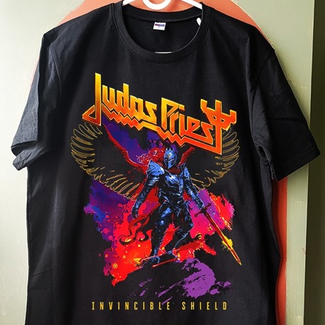 Judas Priest - Invincible Shield - Tshirt (Arka baskı opsiyonel) (Heavy Metal)