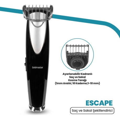 Goldmaster GM-8115 Escape Sakal ve Saç Kesme Makinesi