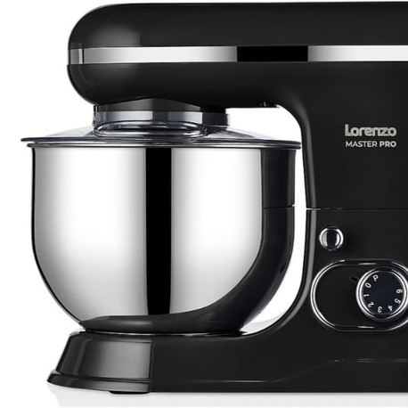 Lorenzo Master Pro 1500 W 5 lt Siyah Hamur Yoğurma Makinesi