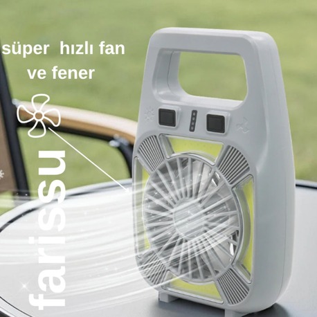 GOLD SİLVER GS-265 (2İN1=MİNİ FAN & FENER)