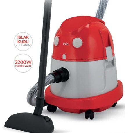 Evia BY-4520 Tufan 2200 W Islak Kuru Toz Torbalı Süpürge