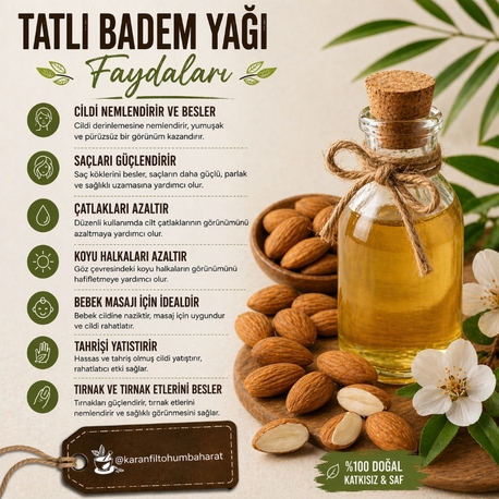 Tatlı Badem Yağı 50 ML