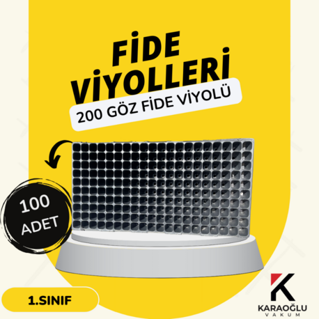 200 GÖZ FİDE VİYOLÜ 100 ADET (KARGO DAHİL)