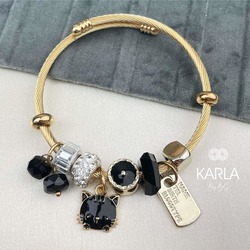 ÇELİK PANDORA BİLEKLİK - GOLD