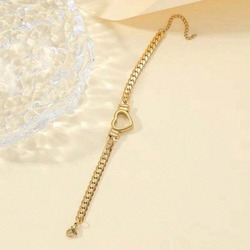 HEART BİLEKLİK - ÇELİK - GOLD