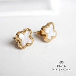 VAN CLEEF YONCA KÜPE - BEYAZ - ÇELİK