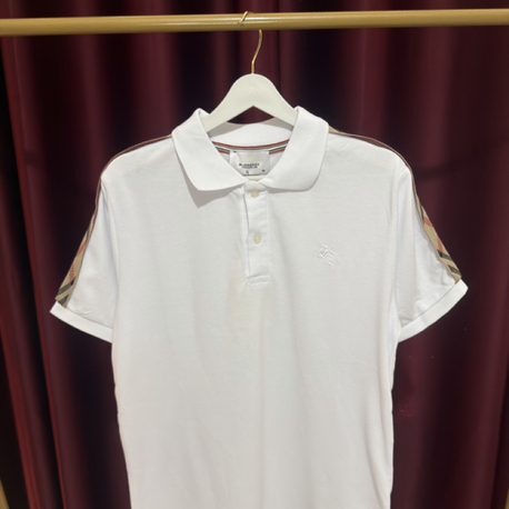 Burberry Şerit Detaylı Premium Polo Yaka 