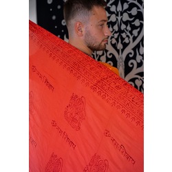 Ram Nami Meditasyon Şalı - Nar Çiçeği