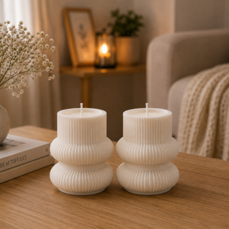 Karvia Premium Mum Seti | SİLİNDİR MUM SETİ