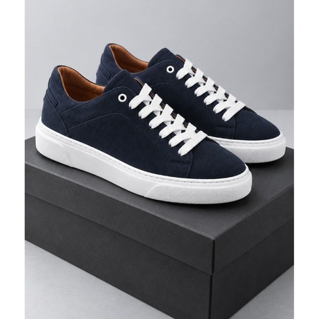 Lacivert Süet Görünümlü Sneaker