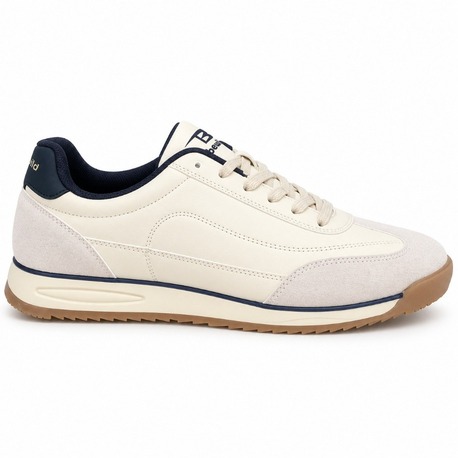 Retro Koşu Sneaker (Ekru/Bej)