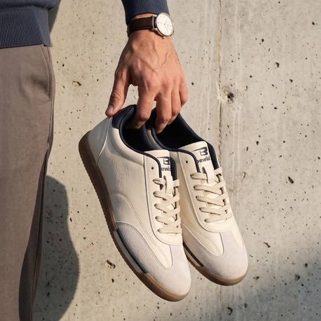 Retro Sneaker (Krem/Lacivert)