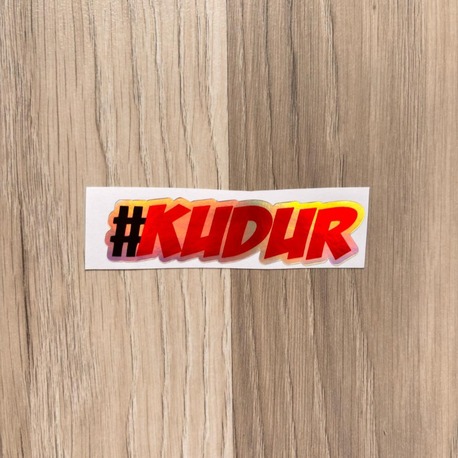 Hologramlı Kudur Sticker (10x3cm)