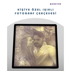 KİŞİYE ÖZEL IŞIKLI FOTOĞRAF ÇERÇEVESİ