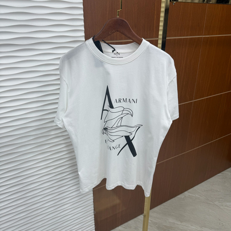 AX Kanat Baskılı İthal Beyaz Tişört
