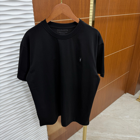 AllSaints Basic Siyah İthal Tişört