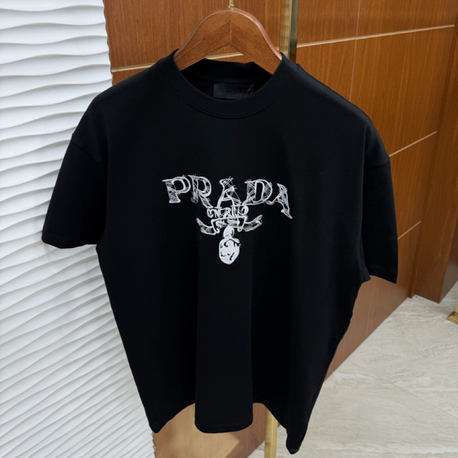 Prada Text Siyah İthal Tişört