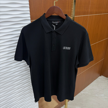 Guess Basic Siyah İthal Polo Yaka
