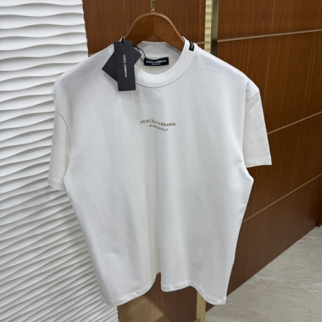 Dolce Gabbana Gold Logo İthal Beyaz Tişört