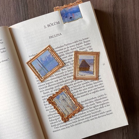 Van Gogh & Monet Temalı Kitap Ayracı Seti – Sanat Koleksiyonu ✨