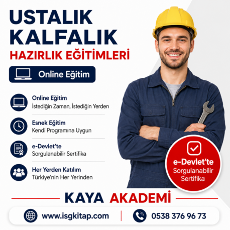 USTALIK KALFALIK HAZIRLIK EĞİTİMLERİ